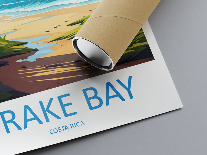 Drake Bay Travel Print Wall Art Drake Bay Wall Hanging Home Décor Drake Bay Gift Art Lovers Wall Art Costa Rica Art Wall Art Gift