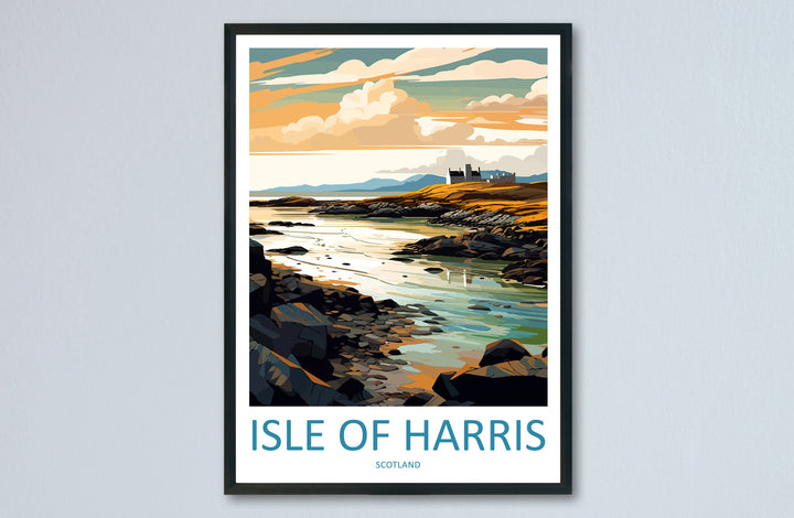 Isle Of Harris Travel Print Wall Art Isle Of Harris Wall Hanging Home Décor Isle Of Harris Gift Art Lovers Scotland Art Lover Gift Isle Art