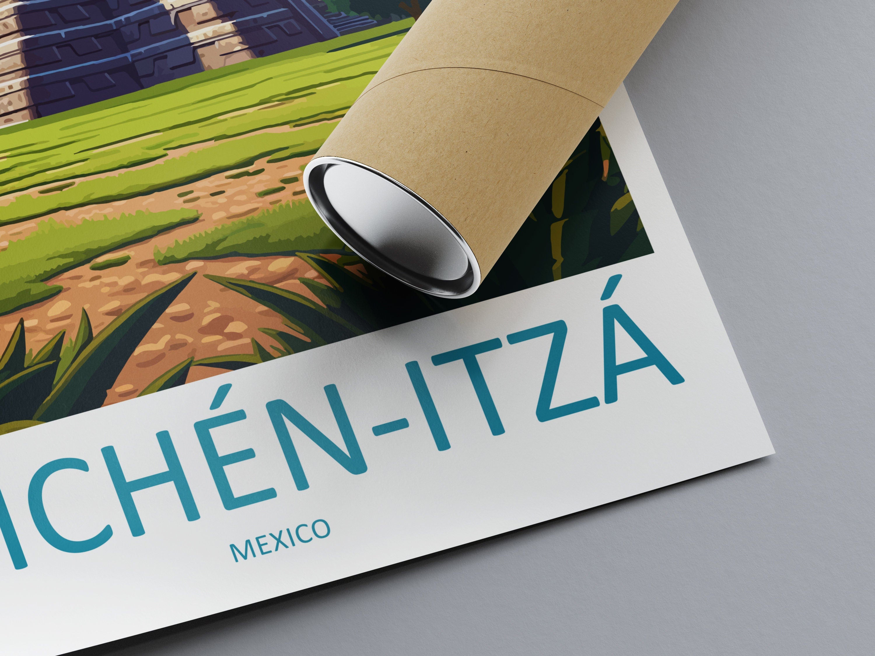 Chichen Itza Travel Print