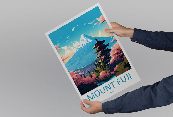 Mount Fuji Travel Print Wall Art Mount Fuji Wall Hanging Home Décor Mount Fuji Gift Art Lovers Art Lover Gift Japan Travel Gift