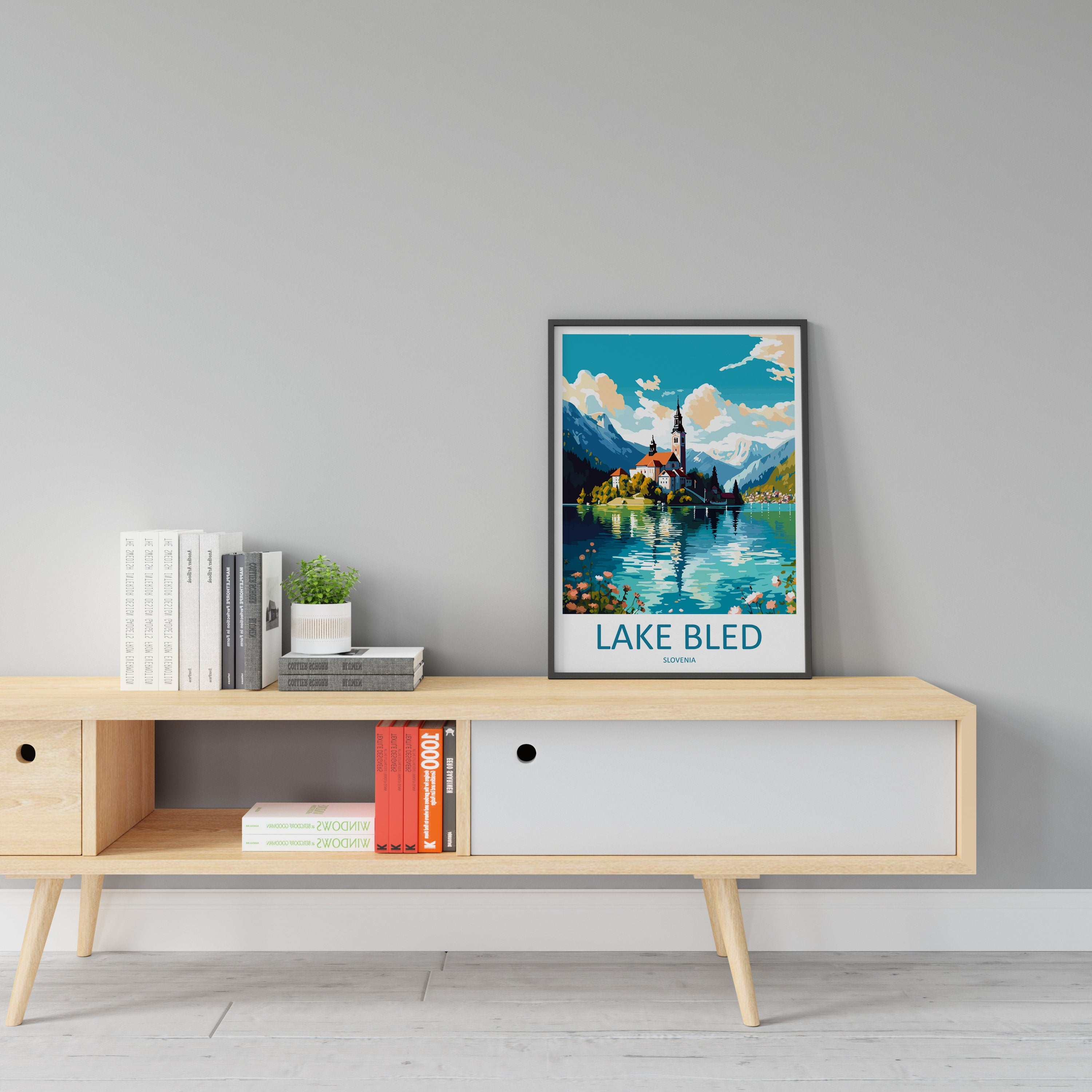 Lake Bled Travel Print