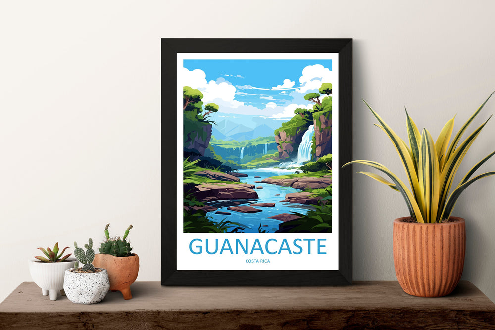 Guanacaste Travel Print Wall Art Guanacaste Wall Hanging Home Décor Guanacaste Gift Art Lovers Wall Art Costa Rica Art Wall Art Gift