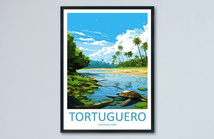 Tortuguero National Park Travel Print Wall Art Tortuguero Wall Hanging Home Décor Tortuguero Gift Art Lovers Wall Art Costa Rica Art