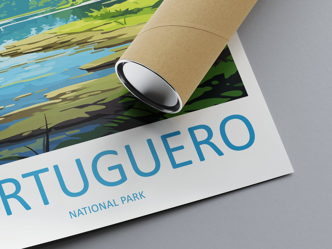 Tortuguero National Park Travel Print Wall Art Tortuguero Wall Hanging Home Décor Tortuguero Gift Art Lovers Wall Art Costa Rica Art
