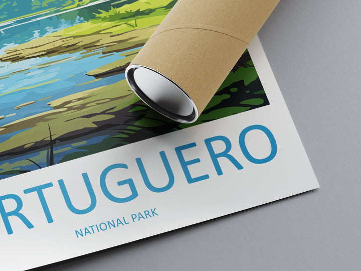 Tortuguero National Park Travel Print Wall Art Tortuguero Wall Hanging Home Décor Tortuguero Gift Art Lovers Wall Art Costa Rica Art
