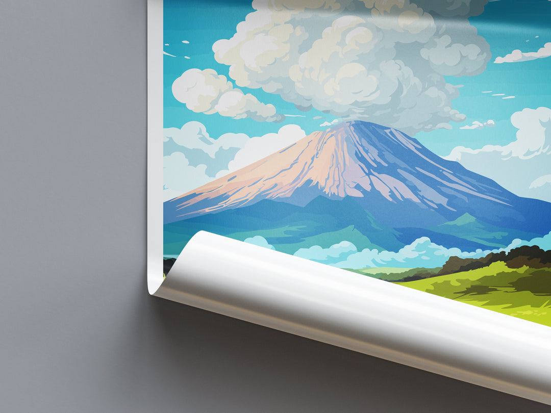Poas Volcano National Park Travel Print Wall Art Poas Volcano National Park Wall Hanging Home Décor Poas Volcano Park Gift Art Lovers