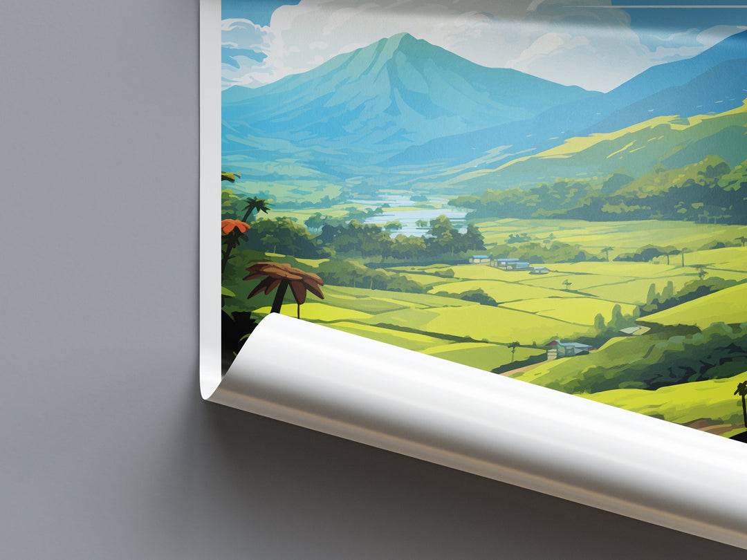 Turrialba Travel Print Wall Art Turrialba Wall Hanging Home Décor Turrialba Gift Art Lovers Costa Rica Wall Art
