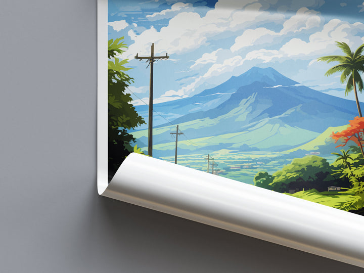 Turrialba Travel Print Wall Art Turrialba Wall Hanging Home Décor Turrialba Gift Art Lovers Costa Rica Wall Art