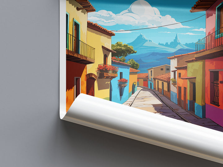 Santa Elena Travel Print Wall Art Santa Elena Wall Hanging Home Décor Santa Elena Gift Art Lovers Costa Rica Wall Art