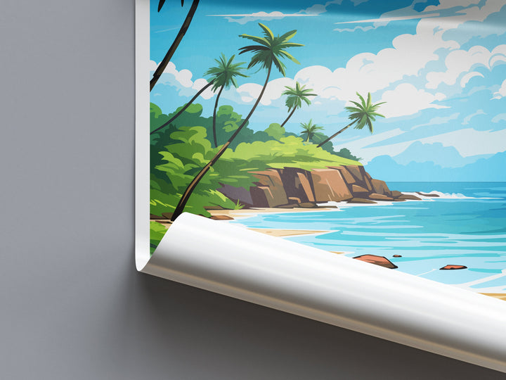 Quepos Travel Print Wall Art Quepos Wall Hanging Home Décor Quepos Gift Art Lovers Costa Rica Wall Art Costa Rica Travel Poster Art