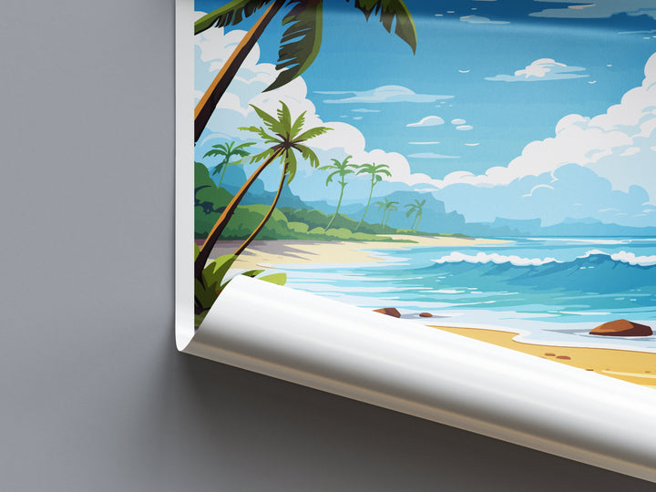 Playa Bonita Travel Print Wall Art Playa Bonita Wall Hanging Home Décor Playa Bonita Gift Art Lovers Costa Rica Wall Art Costa Rica