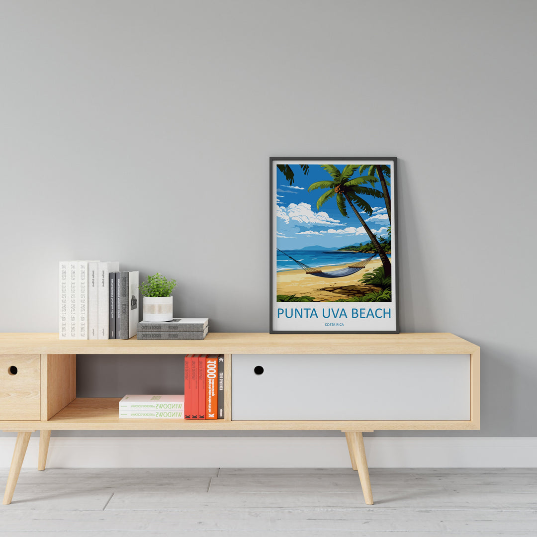 Punta Uva Beach Travel Print Wall Art Punta Uva Beach Wall Hanging Home Décor Punta Uva Beach Gift Art Lovers Costa Rica Wall Art Costa Rica