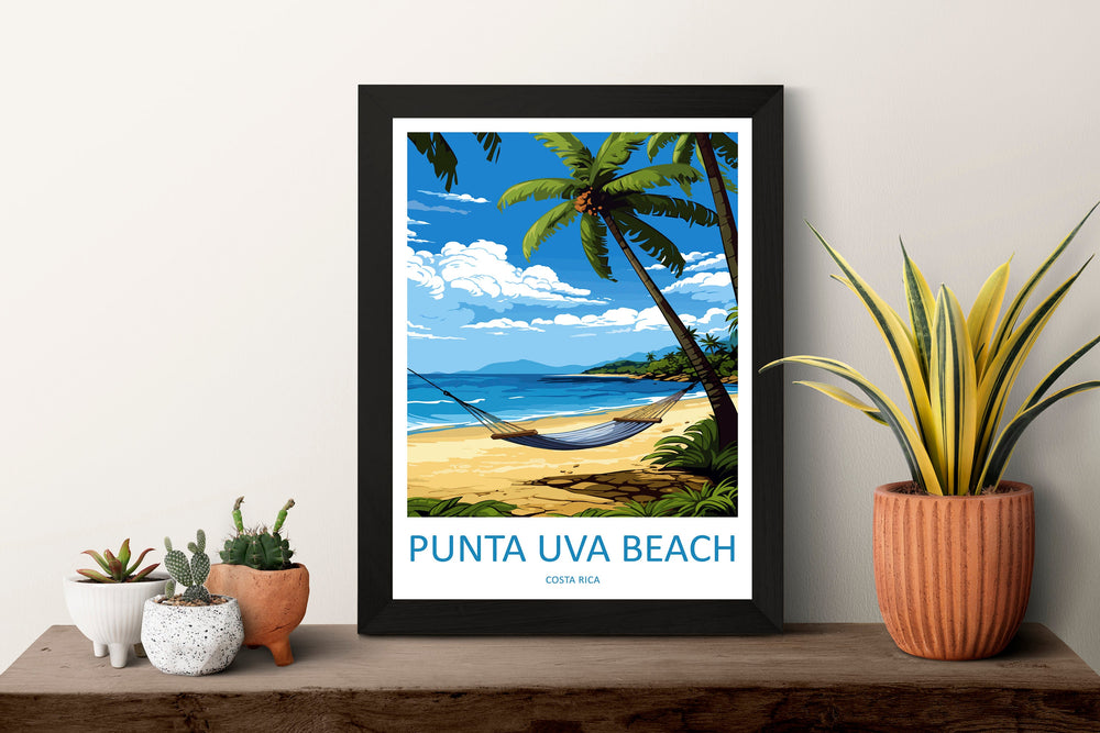 Punta Uva Beach Travel Print Wall Art Punta Uva Beach Wall Hanging Home Décor Punta Uva Beach Gift Art Lovers Costa Rica Wall Art Costa Rica