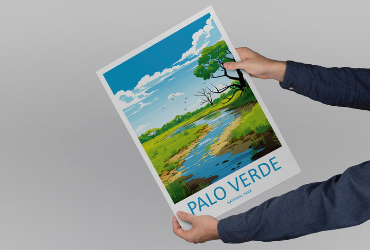 Palo Verde National Park Travel Print Wall Art Palo Verde National Park Wall Hanging Home Décor Palo Verde National Park Gift Art Costa Rica