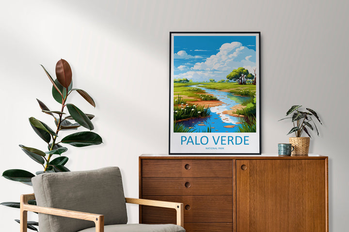 Palo Verde National Park Travel Print Wall Art Palo Verde National Park Wall Hanging Home Décor Palo Verde National Park Gift Art Costa Rica