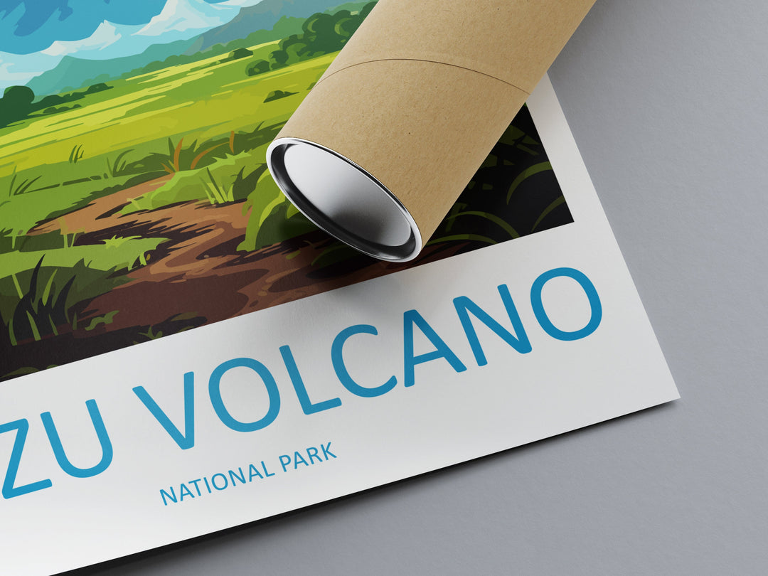 Irazu Volcano National Park Travel Print Wall Art Irazu Volcano Wall Hanging Home Décor Irazu Volcano National Park Gift Art Costa Rica