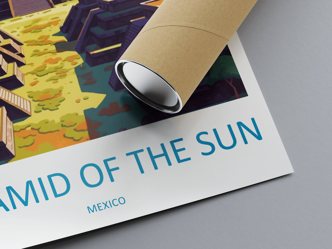 Pyramids Of The Sun Travel Print Wall Art Pyramids Of The Sun Wall Hanging Home Decoration Pyramids Of The Sun Gift Art Lovers Wall Art