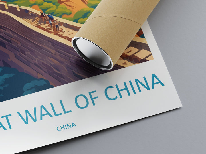 Great Wall of China Travel Print Wall Art Great Wall Wall Hanging Home Décor Great Wall Gift Art Lovers Wall Art China Travel Print Gift