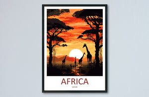 Africa Travel Print