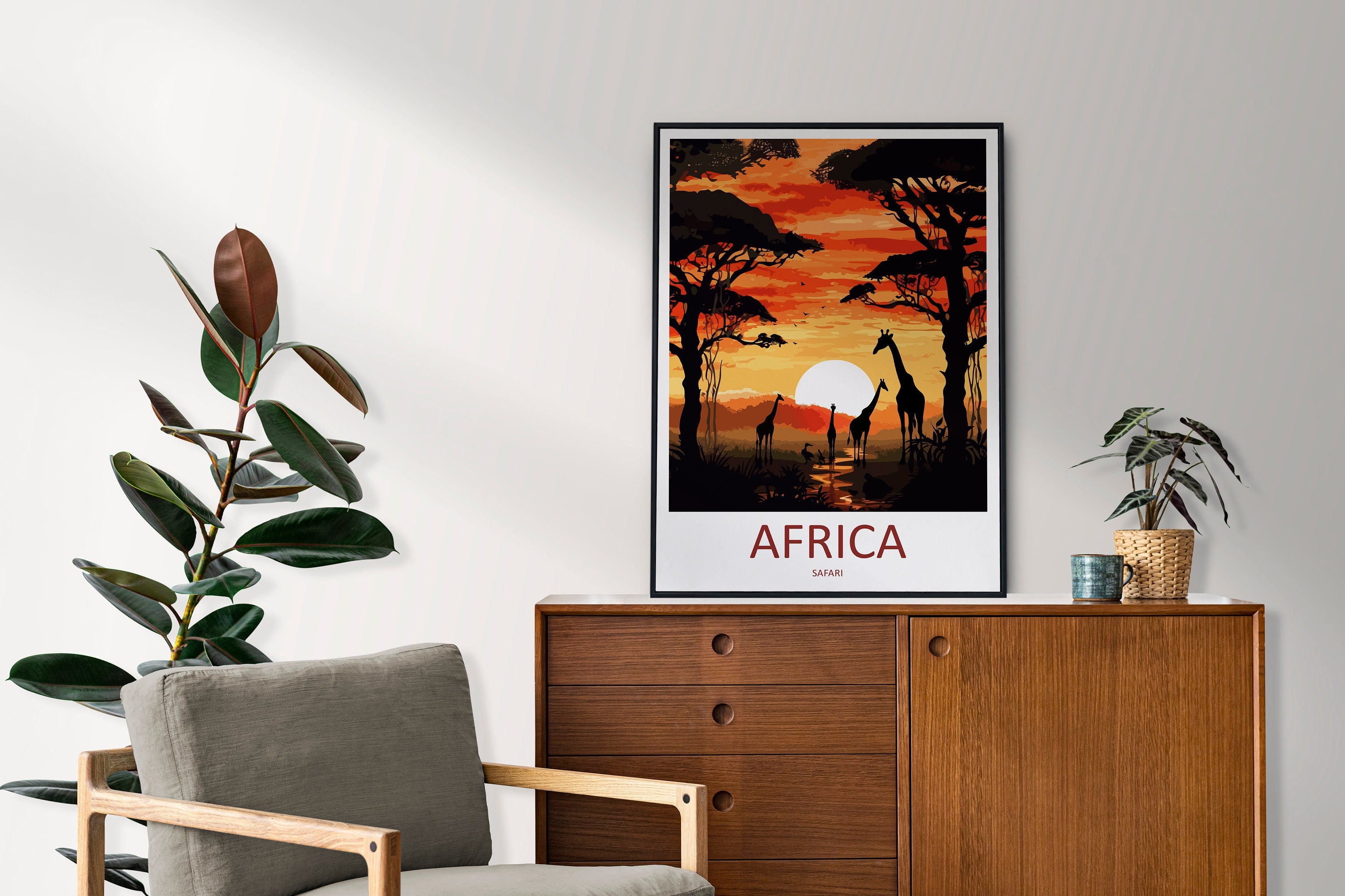 Africa Travel Print