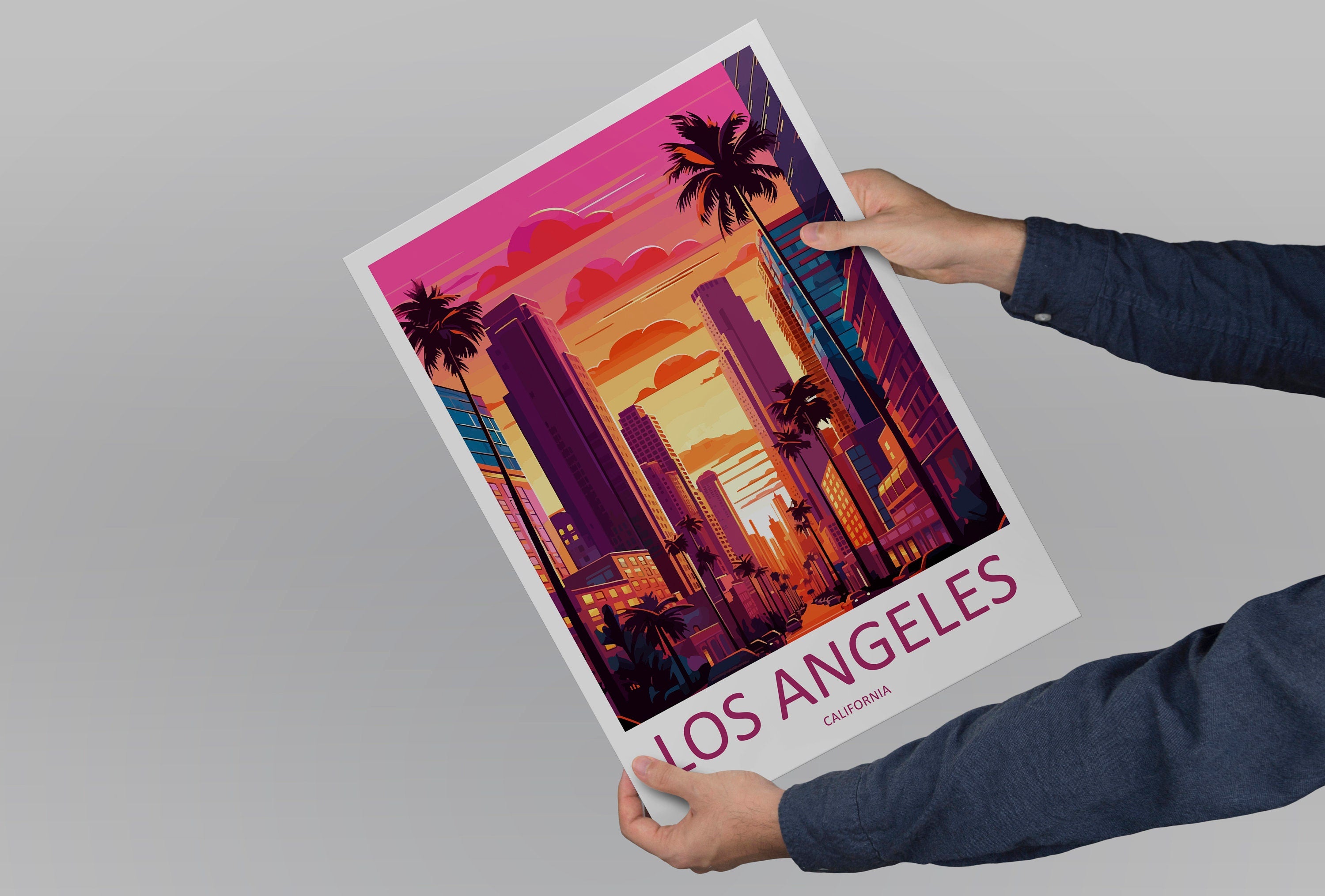 Los Angeles Travel Print