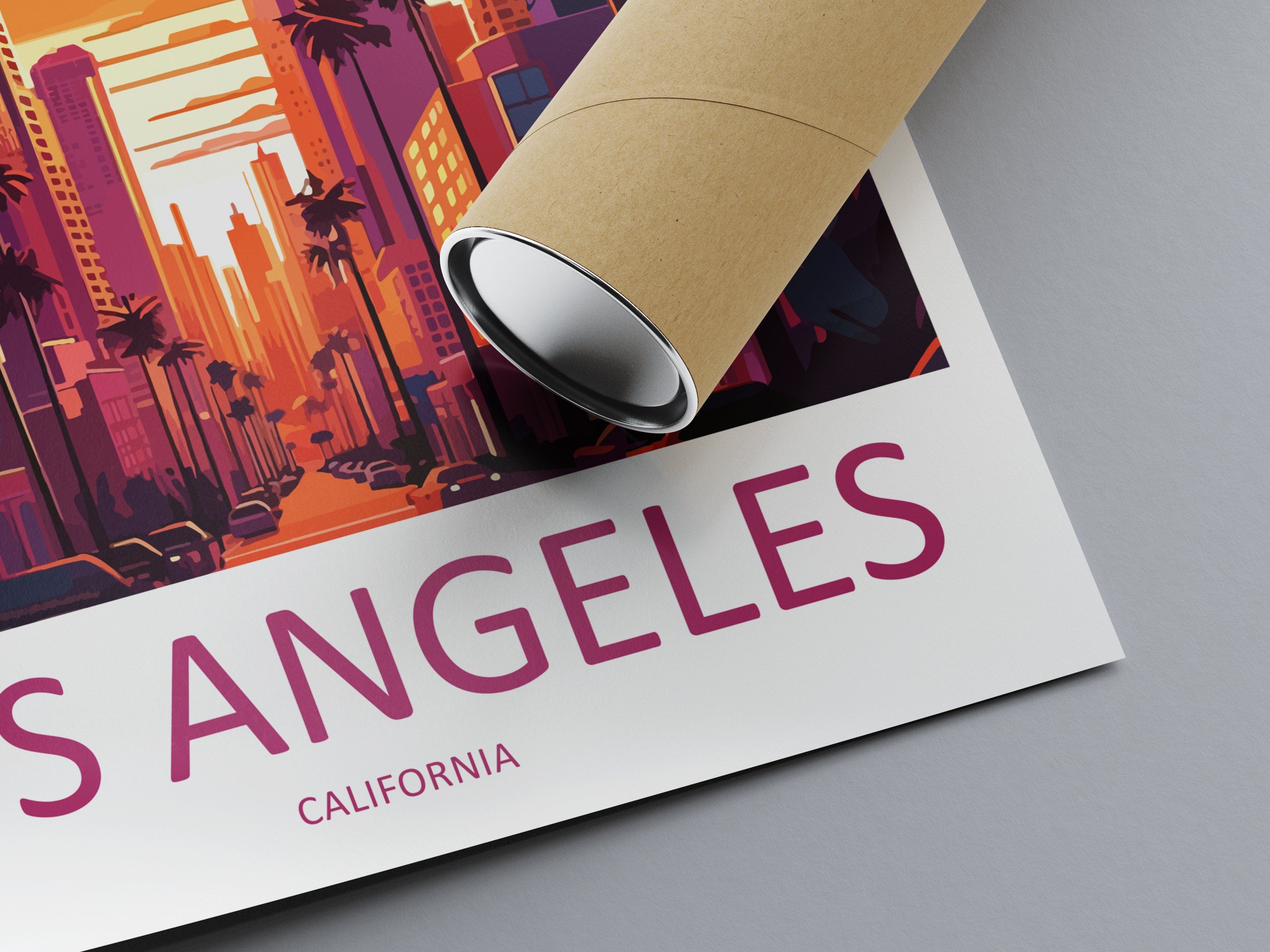 Los Angeles Travel Print