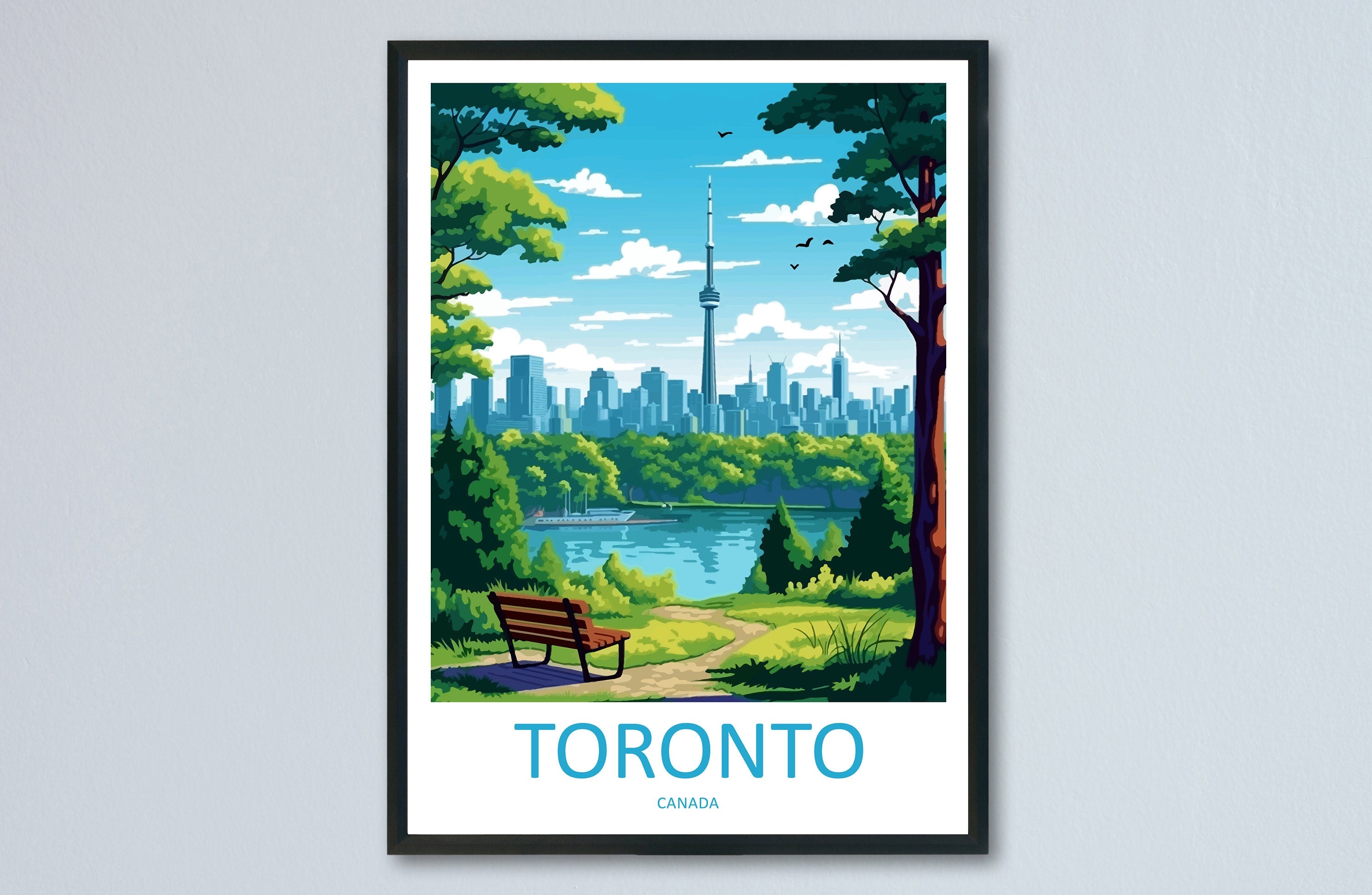 Toronto Travel Print