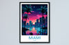 Miami Travel Print