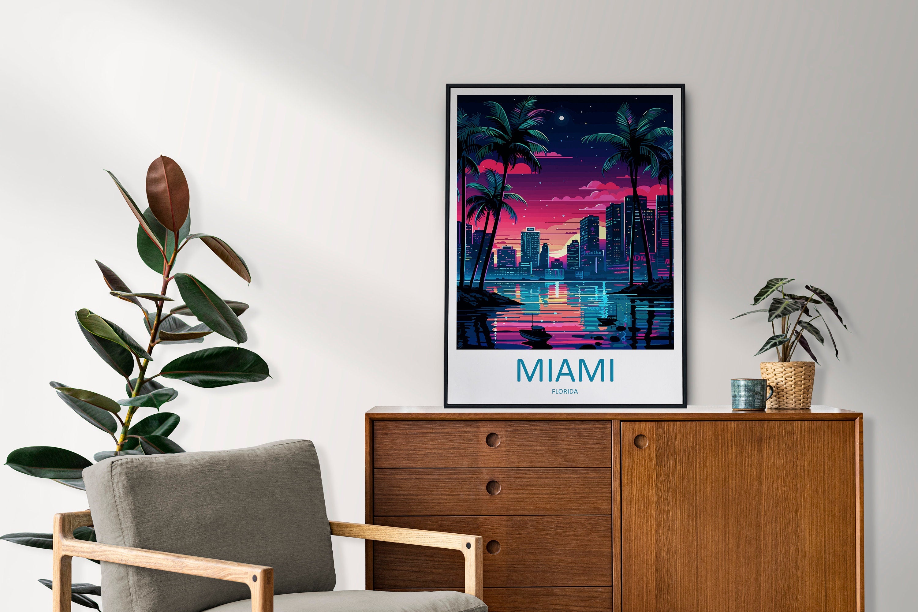 Miami Travel Print