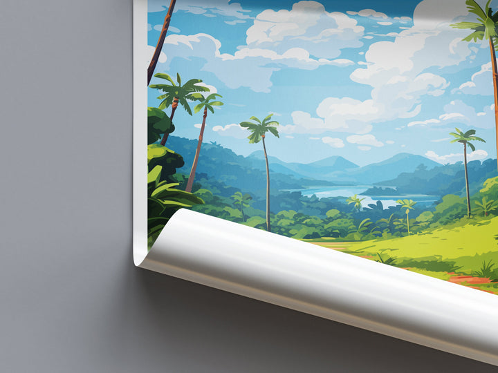 Carara National Park Travel Print Wall Art Carara Park Wall Hanging Home Décor Carara National Park Gift Art Costa Rica