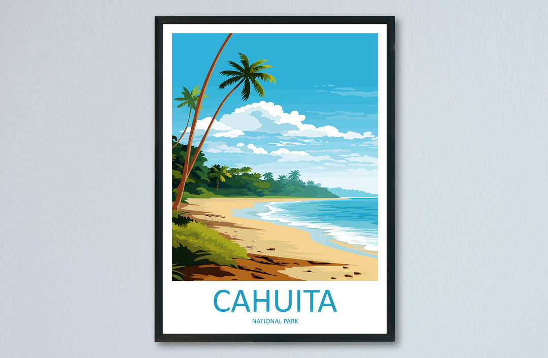 Cahuita National Park Travel Print Wall Art Cahuita Park Wall Hanging Home Décor Cahuita National Park Gift Art Costa Rica
