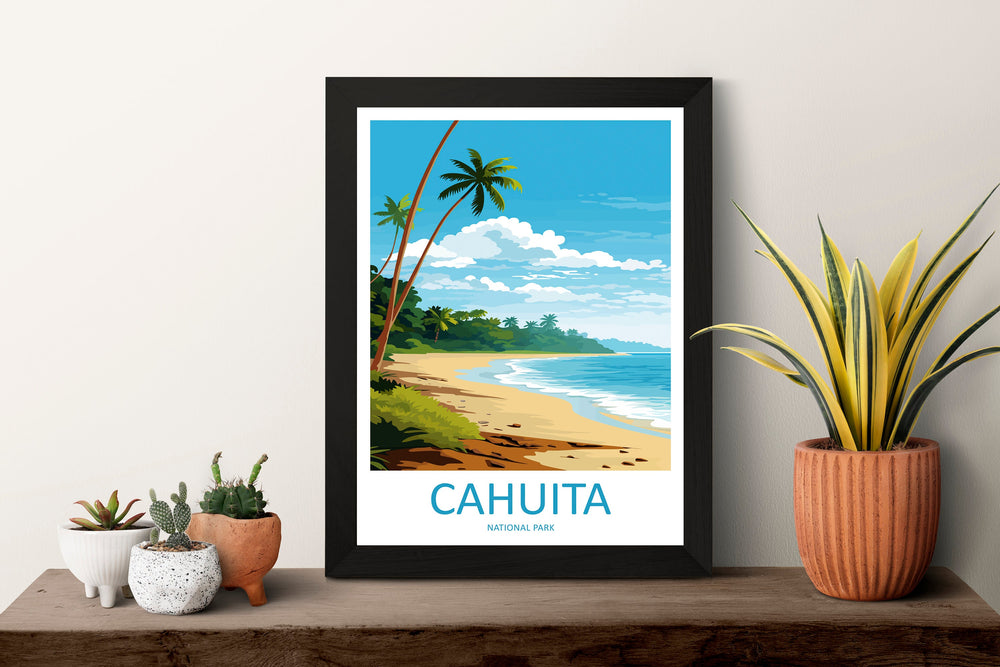 Cahuita National Park Travel Print Wall Art Cahuita Park Wall Hanging Home Décor Cahuita National Park Gift Art Costa Rica