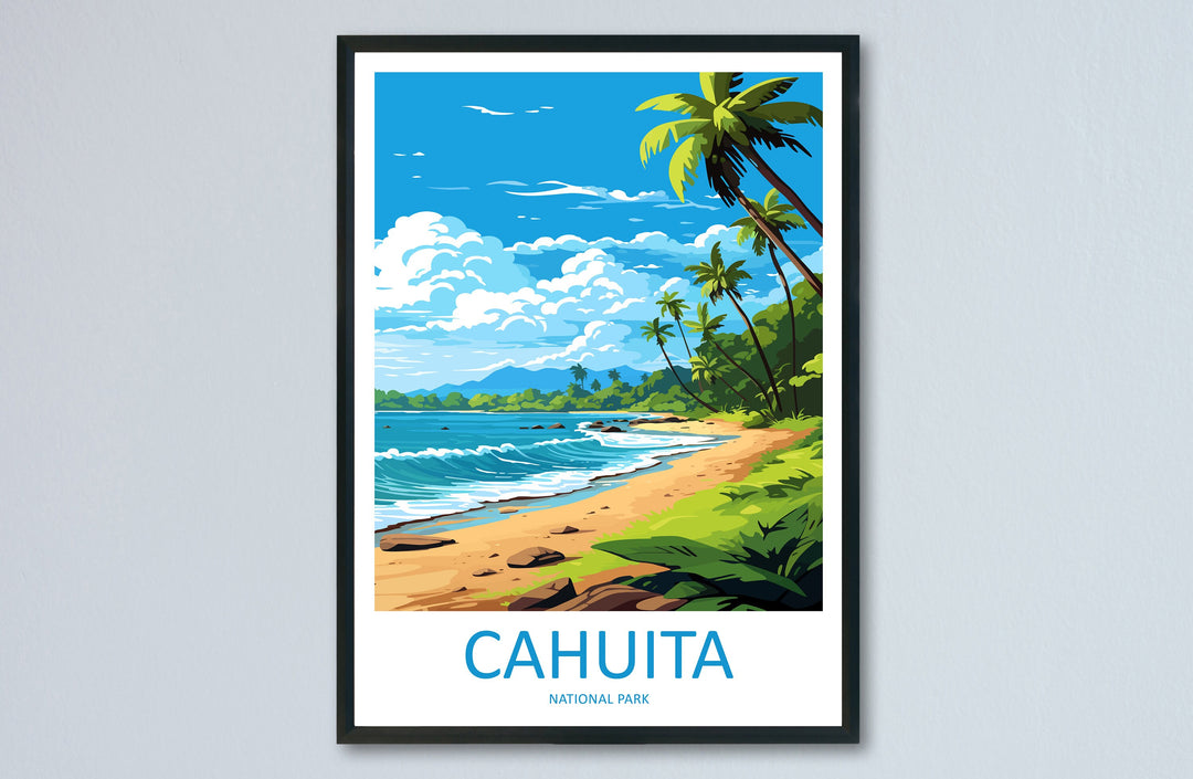 Cahuita National Park Travel Print Wall Art Cahuita Park Wall Hanging Home Décor Cahuita National Park Gift Art Costa Rica