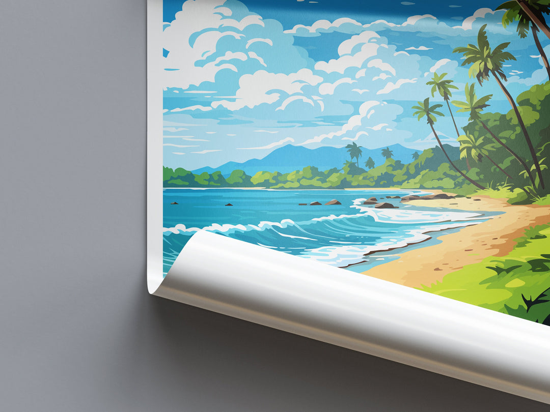 Cahuita National Park Travel Print Wall Art Cahuita Park Wall Hanging Home Décor Cahuita National Park Gift Art Costa Rica