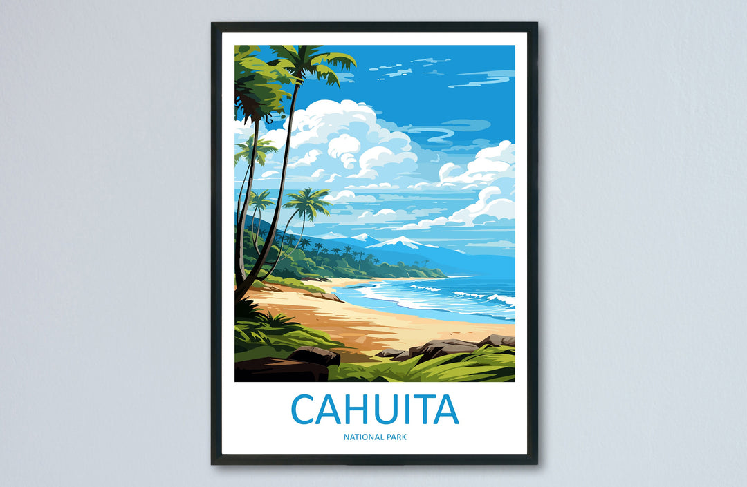 Cahuita National Park Travel Print Wall Art Cahuita Park Wall Hanging Home Décor Cahuita National Park Gift Art Costa Rica