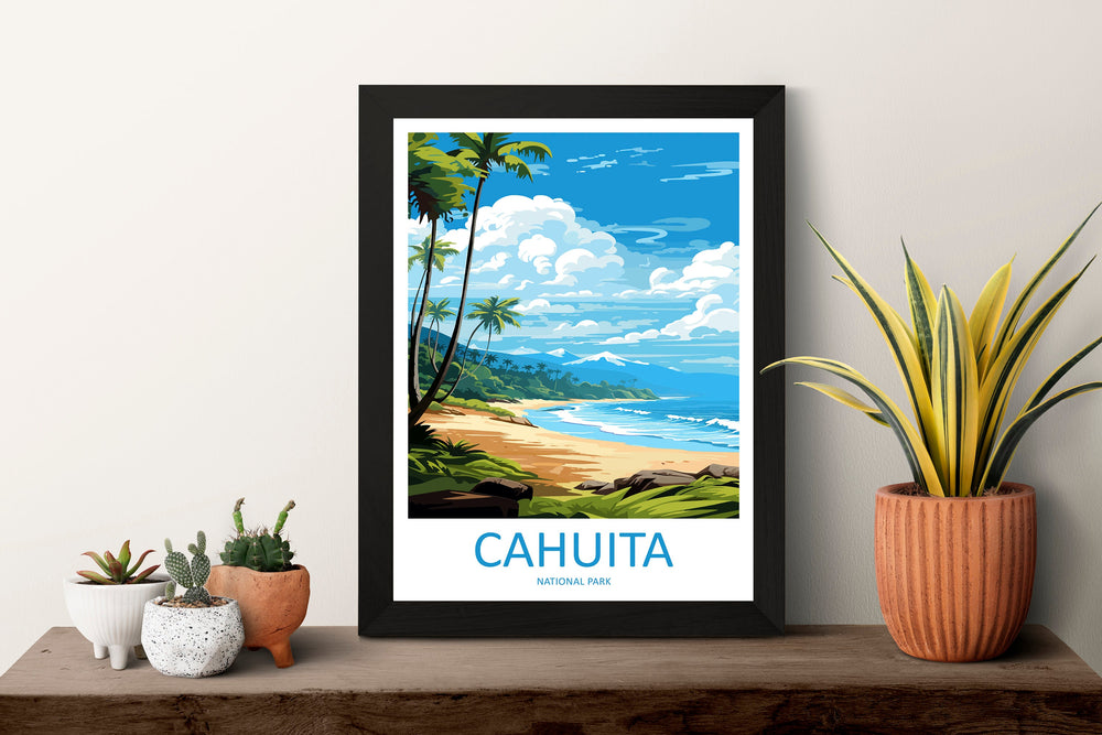 Cahuita National Park Travel Print Wall Art Cahuita Park Wall Hanging Home Décor Cahuita National Park Gift Art Costa Rica