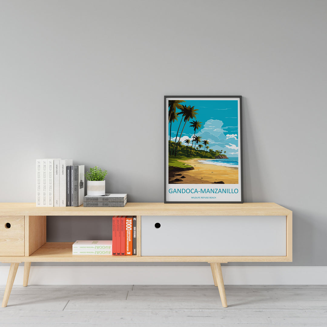 Gandoca-manzanillo Wildlife Refuge Beach Travel Print Wall Art Gandoca-manzanillo Wall Hanging Home Décor Gandoca-manzanillo Art Costa Rica