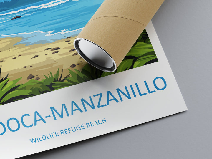 Gandoca-manzanillo Wildlife Refuge Beach Travel Print Wall Art Gandoca-manzanillo Wall Hanging Home Décor Gandoca-manzanillo Art Costa Rica