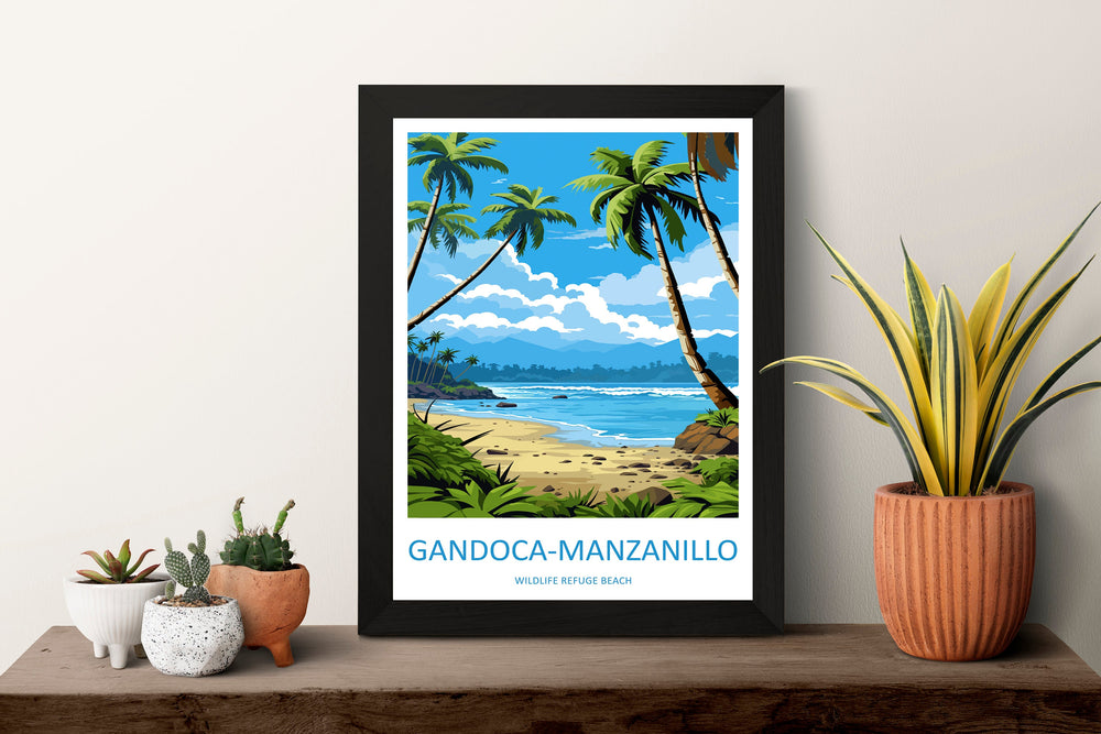 Gandoca-manzanillo Wildlife Refuge Beach Travel Print Wall Art Gandoca-manzanillo Wall Hanging Home Décor Gandoca-manzanillo Art Costa Rica