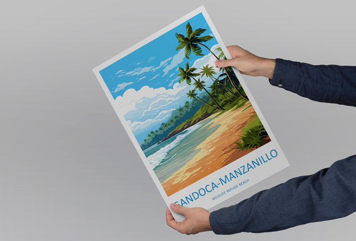 Gandoca-manzanillo Wildlife Refuge Beach Travel Print Wall Art Gandoca-manzanillo Wall Hanging Home Décor Gandoca-manzanillo Art Costa Rica