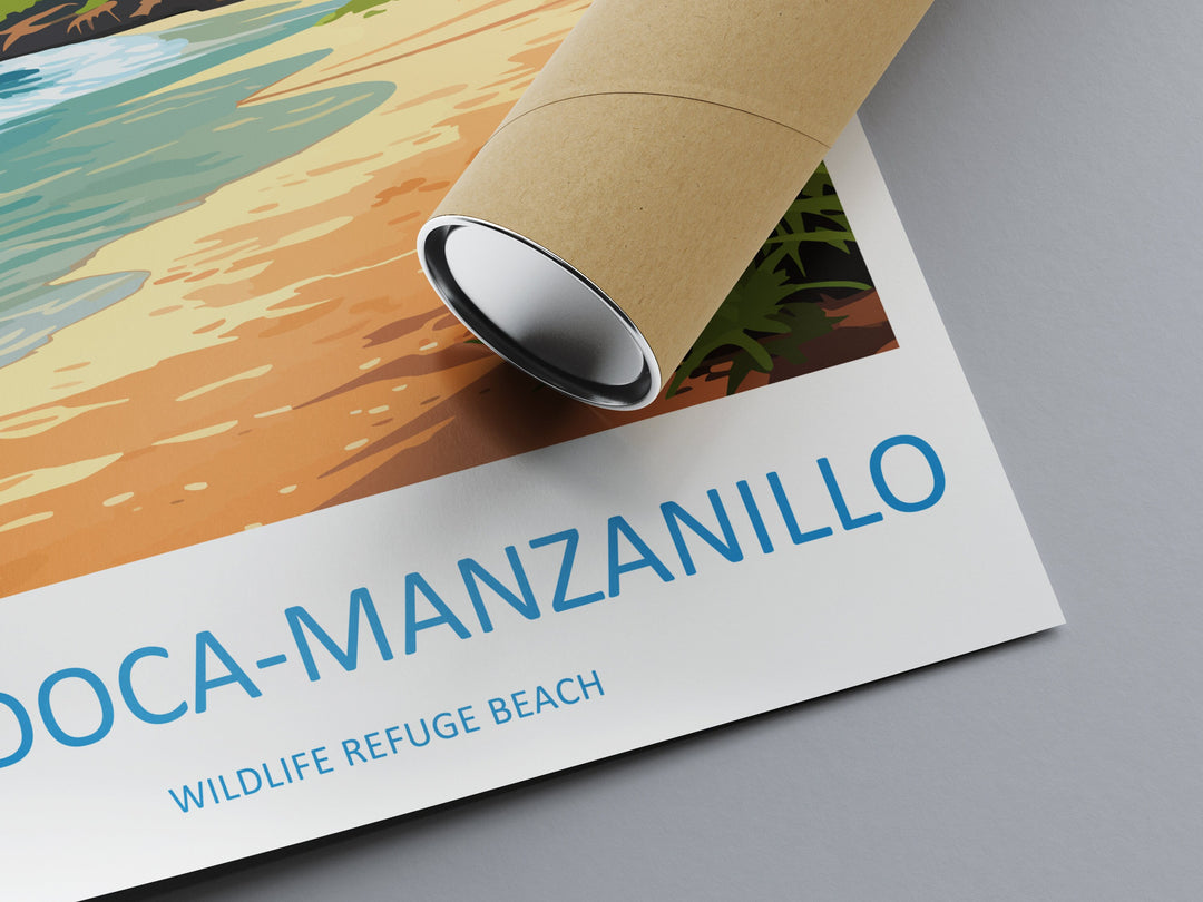 Gandoca-manzanillo Wildlife Refuge Beach Travel Print Wall Art Gandoca-manzanillo Wall Hanging Home Décor Gandoca-manzanillo Art Costa Rica