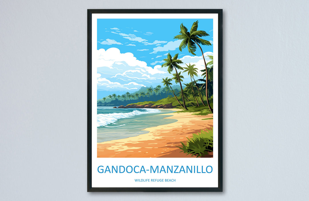 Gandoca-manzanillo Wildlife Refuge Beach Travel Print Wall Art Gandoca-manzanillo Wall Hanging Home Décor Gandoca-manzanillo Art Costa Rica