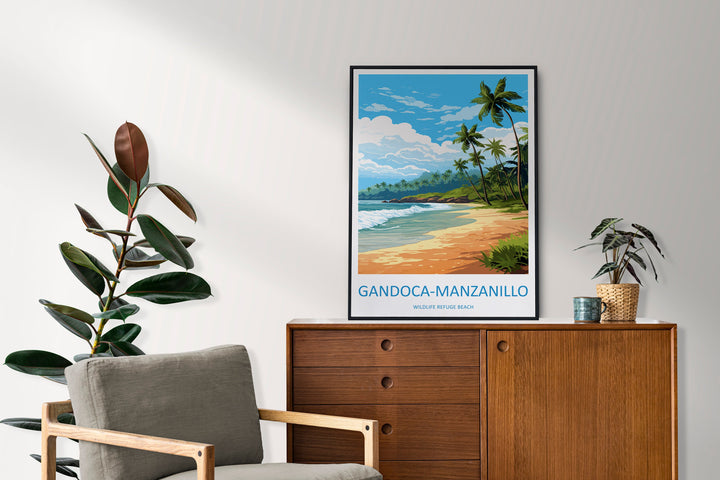 Gandoca-manzanillo Wildlife Refuge Beach Travel Print Wall Art Gandoca-manzanillo Wall Hanging Home Décor Gandoca-manzanillo Art Costa Rica