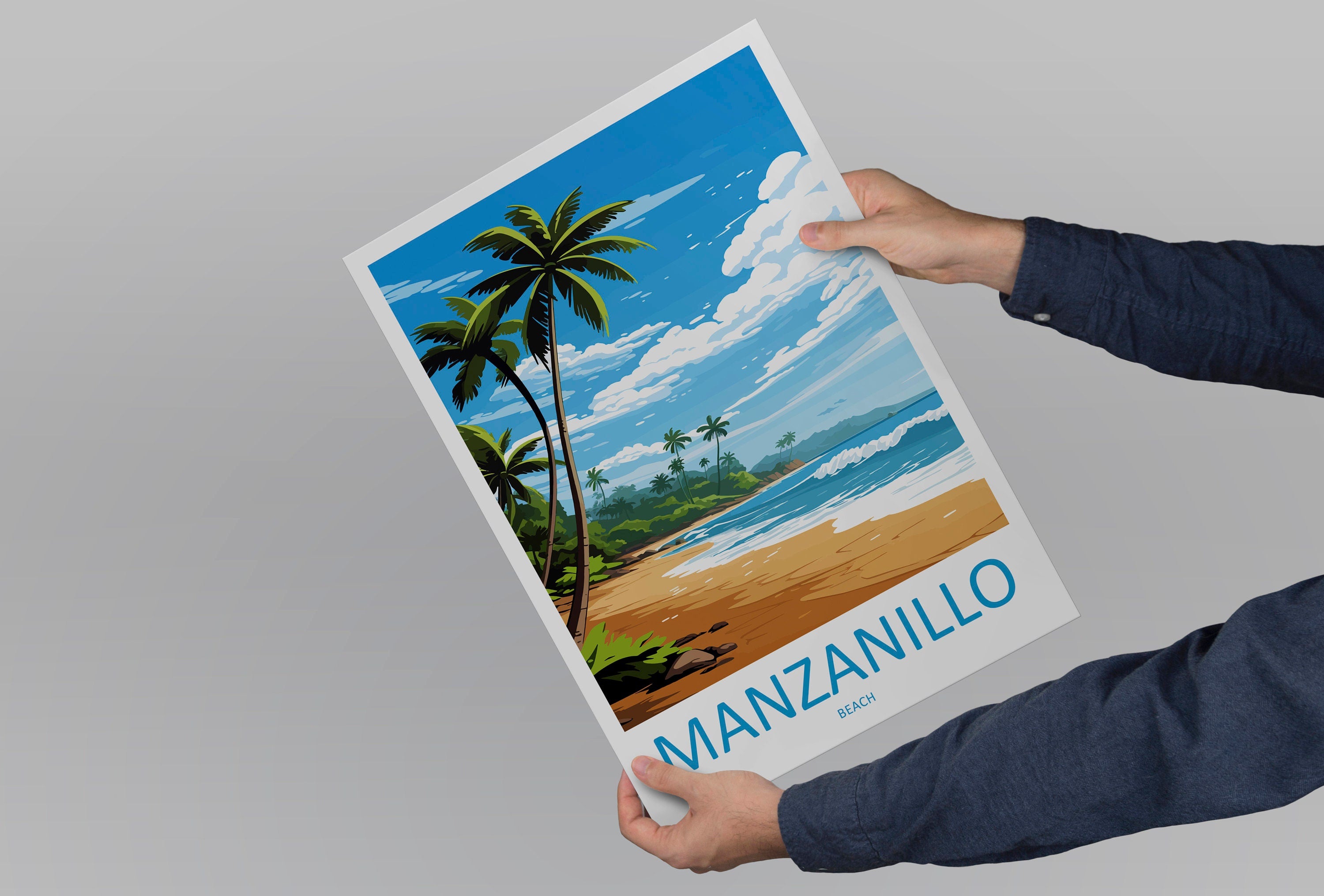 Manuel Antonio Beach Travel Print