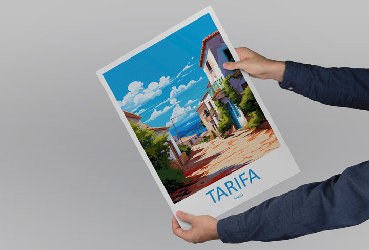 Tarifa Travel Print Wall Art Tarifa Wall Hanging Home Décor Tarifa Gift Art Lovers Spain Art Lover Gift Tarifa Print Spain Art