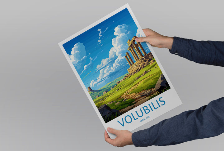 Volubilis Travel Print Wall Art Volubilis Wall Hanging Home Décor Volubilis Gift Art Lovers Morocco Art Lover Gift Wall Art Morocco Decor