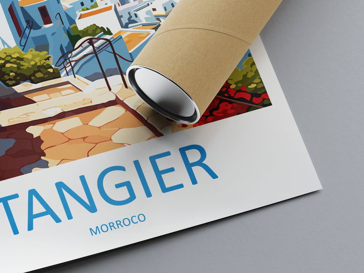 Tangier Travel Print Wall Art Tangier Wall Hanging Home Décor Tangier Gift Art Lovers Morocco Art Lover Gift Wall Art Morocco Art
