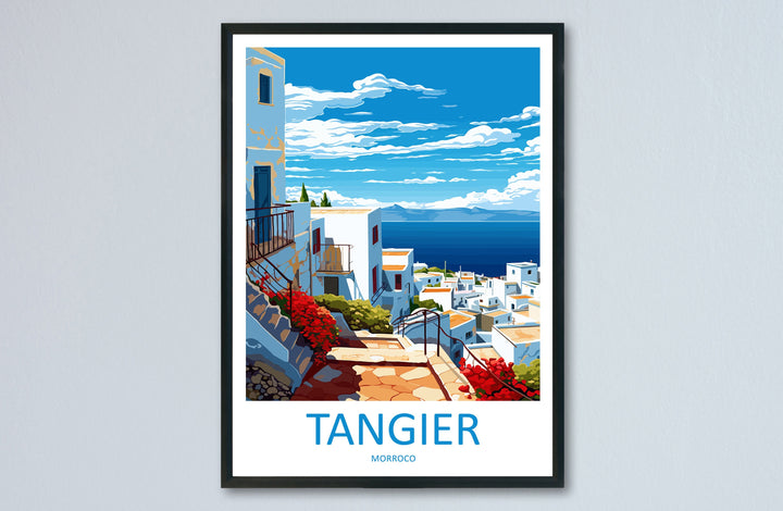 Tangier Travel Print Wall Art Tangier Wall Hanging Home Décor Tangier Gift Art Lovers Morocco Art Lover Gift Wall Art Morocco Art