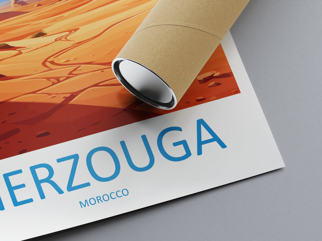 Merzouga Travel Print Wall Art Merzouga Wall Hanging Home Décor Merzouga Gift Art Lovers Morocco Art Lover Gift Wall Art Morocco Art