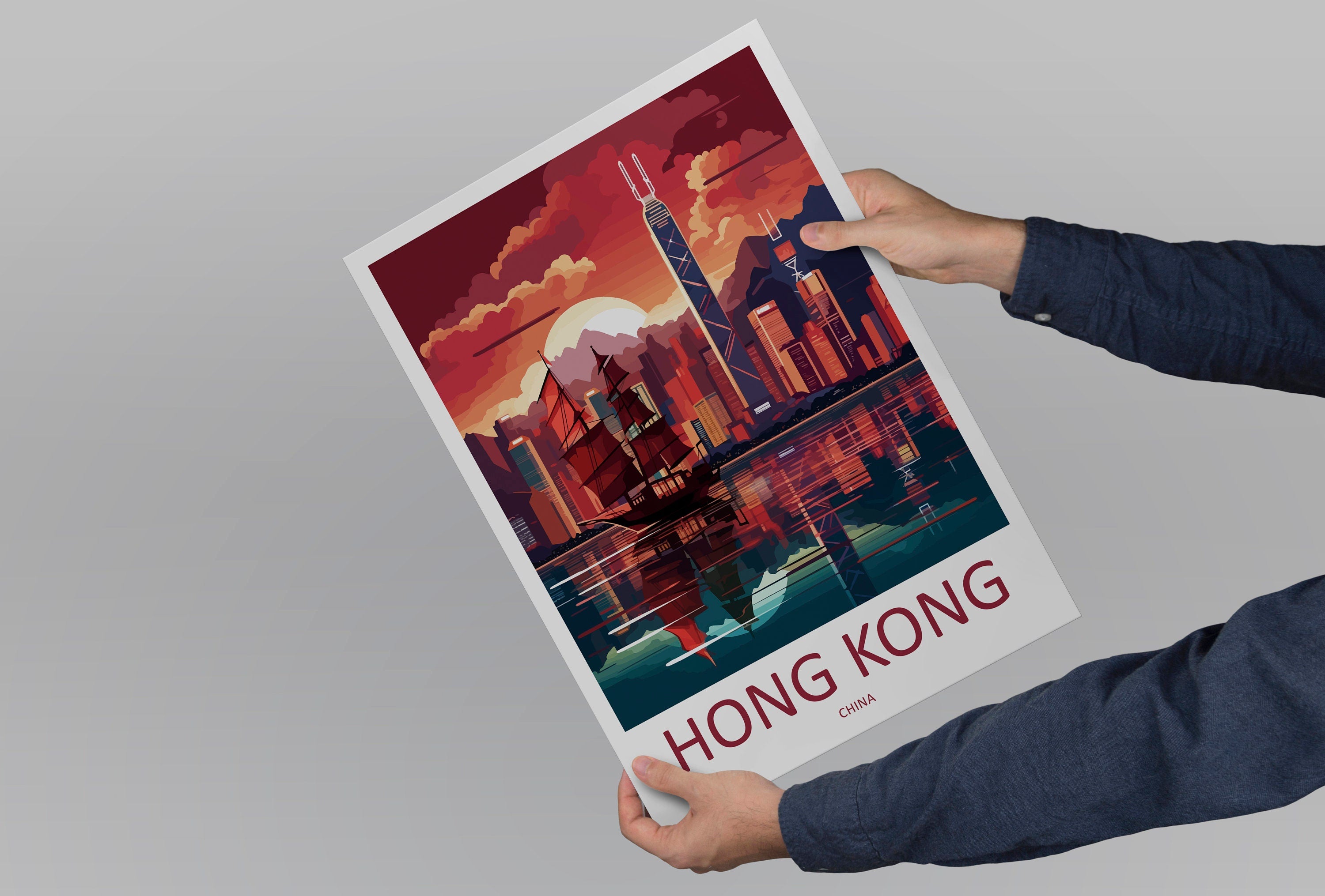 Hong Kong Travel Print